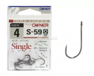 Крючок /OWNER/ Single HOOK S-59 №2 BC