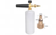 Пенная насадка LS3 Premium с латунным наконечником для Elitech