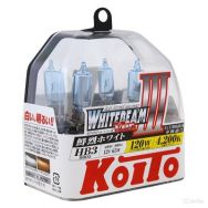 Лампа галогенная Koito Whitebeam HB3 12V 65W P0756W (120W) (2 шт.)
