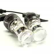 Лампы светодиодная головного света LED HEAT LIGHT H7 5000 lm линза