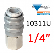 Быстроразъемное соединение WALMEC GLOBAL U 10311U (муфта под стандарты D, I, S, USA), F 1/4"