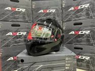 Мотошлем интеграл AXOR STREET SOLID-E, черный (L)