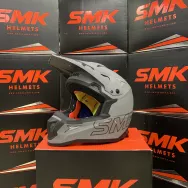 Мотошлем кроссовый SMK ALLTERRA, серый матовый (M)