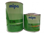 Комплект MIPA лак C 75 2K-MS-Klarlack (1л) + отвердитель MIPA D 25 (0,5л) 