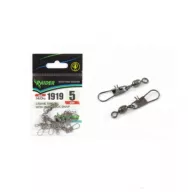Карабин с вертлюгом /RAIDER/ CRANE SWIVEL WITH INTERLOCK SNAP (уп.10шт) №5 (test 14.0кг)