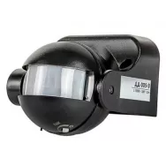 Датчик движения инфракрасный ASD ДД-009-B 1200Вт 180 гр.12м IP44, черный