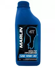 Масло моторное полусинтетическое MARLIN ПРЕМИУМ 4Т SAE 10W30 1л
