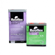 Комплект REOFLEX лак RX C-02 HS Clear Premium 2+1 (5л) + отвердитель REOFLEX RX H-02 (2,5л)цена за1л