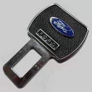 Заглушка для ремня безопасности с кожаной вставкой KL312-3 с логотипом FORD (1шт)
