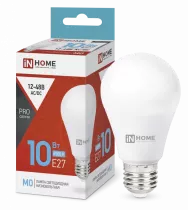 Лампа светодиодная низковольтная IN HOME LED-MO-PRO 10Вт 12-48В Е27 6500К 900Лм
