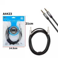 Кабель Аудио Premium H109 AUX Jack 3,5mm M/M 1800mm