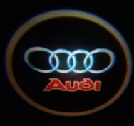 Проекторы в двери автомобиля с логотипом для а/м AUDI (компл. 2шт)