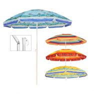 Зонт KUTBERT пляжный h 180 см d 170 см, с наклоном, пейзаж, цв. в ассорт. (10495-2)