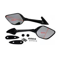 Зеркала заднего вида SportBike четырехгранные (длина ножки 155mm)