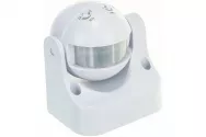 Датчик движения IEK ДД-009 1100Вт 180град 12м IP44, белый