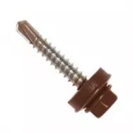 Саморез кровельный по металлу 5,5х25 RAL 8017