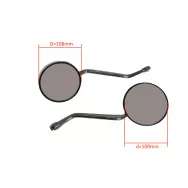 Зеркала заднего вида Delta BR100D (m8, прав.-прав.) Silver