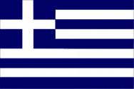 Наклейка "Флаг Греции" 10*15см