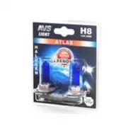 Лампа галогенная AVS ATLAS /5000K/ H8 12V 35W A78571S 2 шт