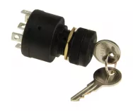 Замок зажигания с ключом (2 шт.) и защитным колпачком, (7 контактов) 12V/10A (AES.Co, Тайвань)(н/м)