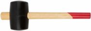Киянка FIT резиновая деревянная ручка  65 мм (600 гр) 45365
