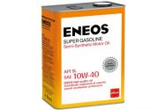 Масло моторное полусинтетическое ENEOS Super Gasoline 10w40 SL 4л