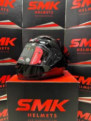 Мотошлем интеграл SMK STELLAR, черный (M)