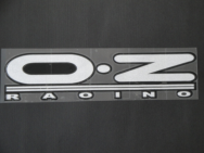 Наклейка 3D "OZ" 22*6см