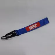 Брелок "ПЕТЛЯ" с нашивкой NOS Blue