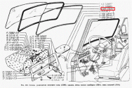 Стекло ветровое для а/м УАЗ 452 c солнцезащитной полосой КМК