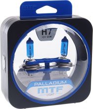 Лампа галогенная MTF PALLADIUM H7 12V 55W (2шт.)