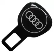 Заглушка для ремня безопасности /метал./ с логотипом AUDI (1шт)