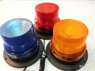 Маячек проблесковый LED J-1 12V h-155мм на магните
