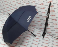 Зонт с эмблемой авто "AUDI" (черный)