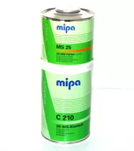 Комплект MIPA лак C 210 2K-MS-Klarlack (1л) + отвердитель MIPA MS 25 (0,5л) 232700000