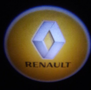 Проекция в двери автомобиля RENAULT