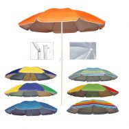 Зонт KUTBERT пляжный h 180 см d 170 см, с наклоном, металлиз., разноцветный, цв. в ассорт.