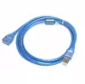 Кабель USB2.0 USB(папа)-USB(мама) 1,5м с фильтром