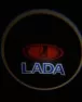 Проекторы в двери автомобиля с логотипом для а/м LADA (компл. 2шт)