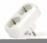 Разветвитель SmartBuy с заземлением, 2 гнезда, плоский, 16 А SBE-16-A02-2z