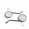 Зеркала заднего вида Delta BR100D (m10, прав.-прав.) Black