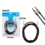 Кабель Аудио Premium H109 AUX Jack 3,5mm M/M 1800mm