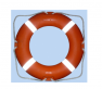 Круг спасательный морской КС-ППЭ-2,5 кг с сертификатом РМРС