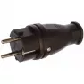 Вилка каучуковая прямая  2Р+РЕ 16А 250В IP44 TDM SQ0612-0001