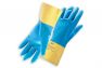 Перчатки JETA SAFETY химически стойкие перчатки, желто/голубые размер L