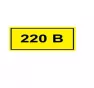 Символ "220В" 35х100мм TDM