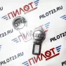 Заглушка для ремня безопасности /металл/ KL395 с логотипом AUDI (2шт) 