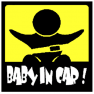Наклейка "Baby in car" 130*130мм /2-208-002/